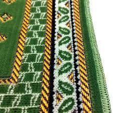 تصویر 1 از سجاده مخمل سبز + ماندگار و دوام در بافت